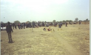 Anuak refugee camp in southern Sudan